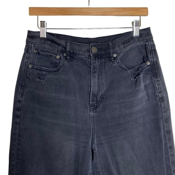 American Eagle Highest Rise 90s Boyfriend Distressed Jeans Denim Pants Womens 10 - Picture 3 of 11